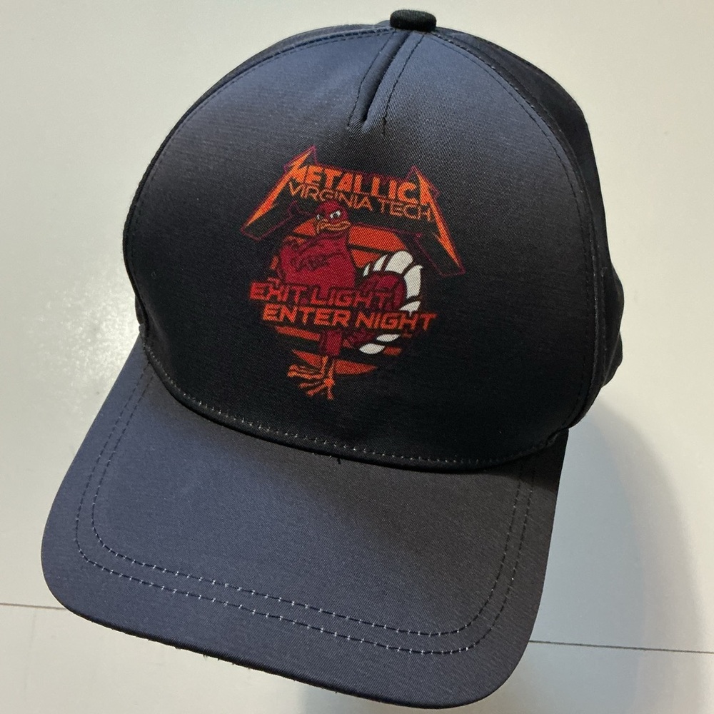 Metallica Virginia Tech Hokies M72 World Tour 2025 Rock Band Strapback Cap Hat